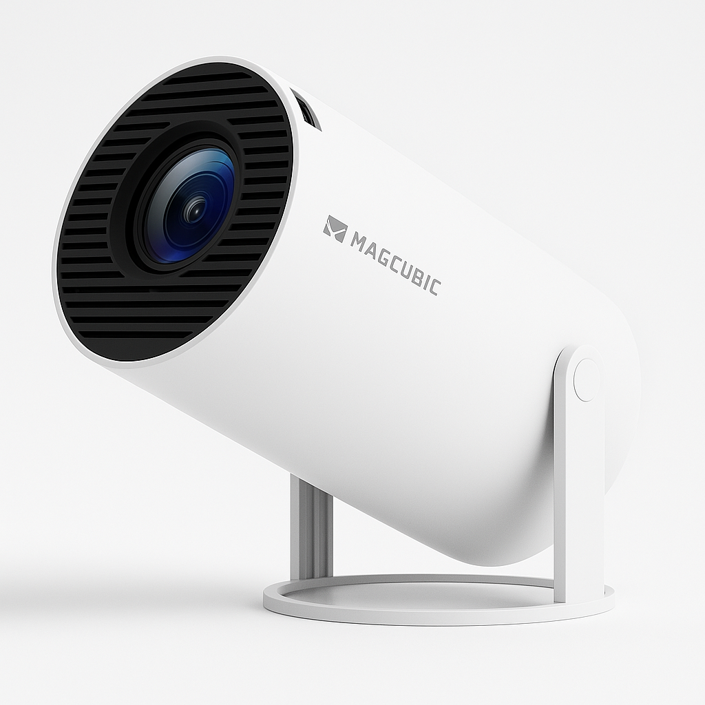 Magcubic Projector Android 11 4K 1280*720P HY300 Pro + Dual Wifi 290ANSI 180°flexible BT5.0 Cinema Outdoor Portable Projector