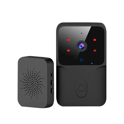HD Smart Video Doorbell with Night Vision & Wi-Fi/Bluetooth –  with Indoor Chime