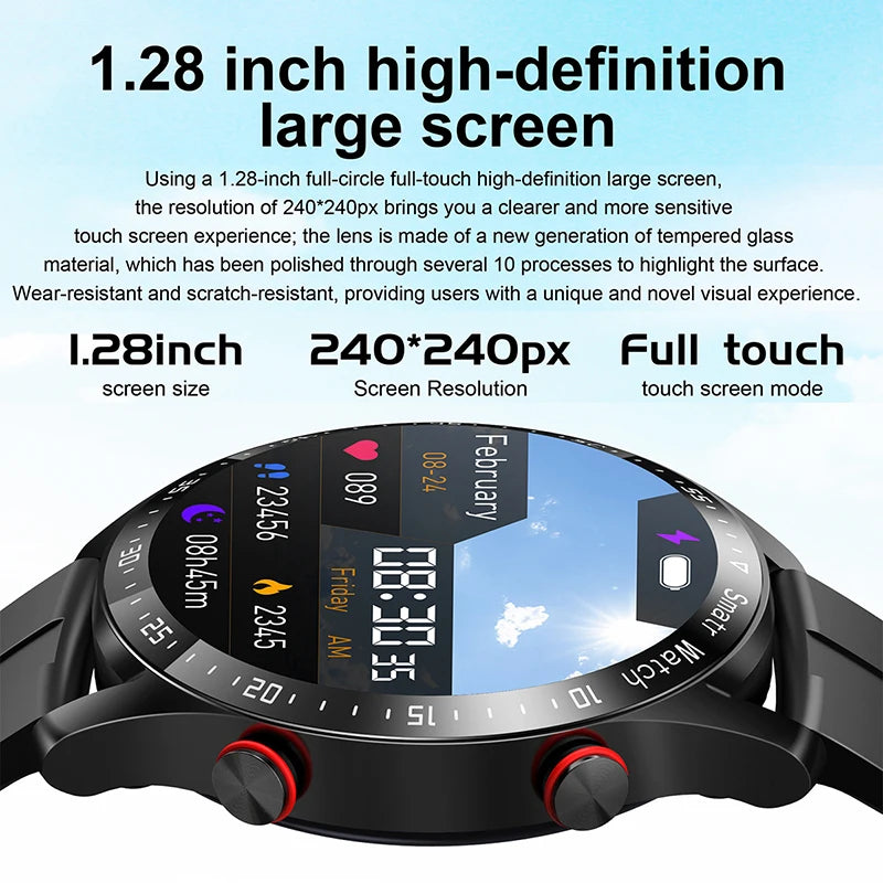 2025 New Outdoor Sports Smart Watch Men GT Series 1.53 inch AMOLED Screen Sports Watch ECG+PPG Health Smartwatch Man For Huawei