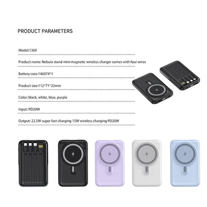 Xiaomi 50000mAh Power Bank Ultra-large Capacity Magnetic Wireless Super Fast Charger Comes With a Charge Cable Power Supply