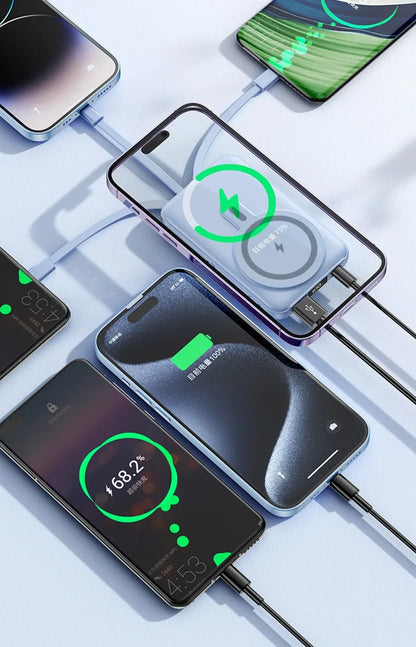 Xiaomi 50000mAh Power Bank Ultra-large Capacity Magnetic Wireless Super Fast Charger Comes With a Charge Cable Power Supply