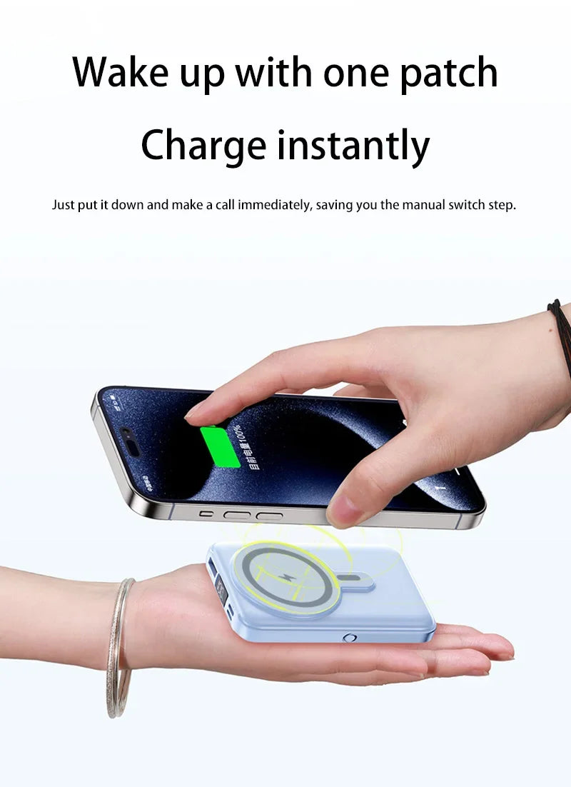 Xiaomi 50000mAh Power Bank Ultra-large Capacity Magnetic Wireless Super Fast Charger Comes With a Charge Cable Power Supply