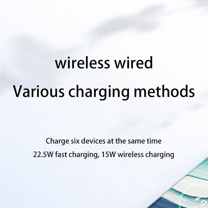 Xiaomi 50000mAh Power Bank Ultra-large Capacity Magnetic Wireless Super Fast Charger Comes With a Charge Cable Power Supply