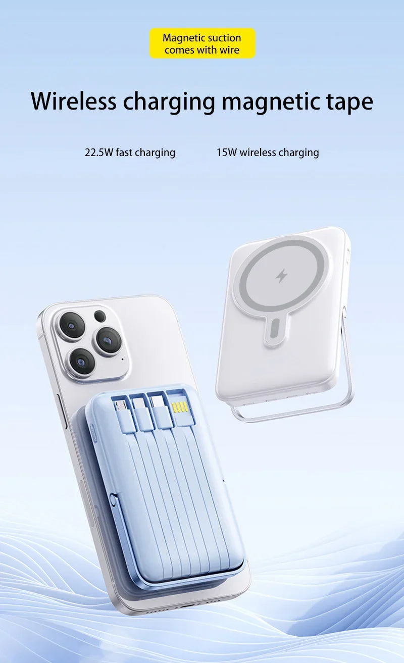 Xiaomi 50000mAh Power Bank Ultra-large Capacity Magnetic Wireless Super Fast Charger Comes With a Charge Cable Power Supply