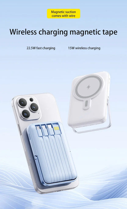 Xiaomi 50000mAh Power Bank Ultra-large Capacity Magnetic Wireless Super Fast Charger Comes With a Charge Cable Power Supply